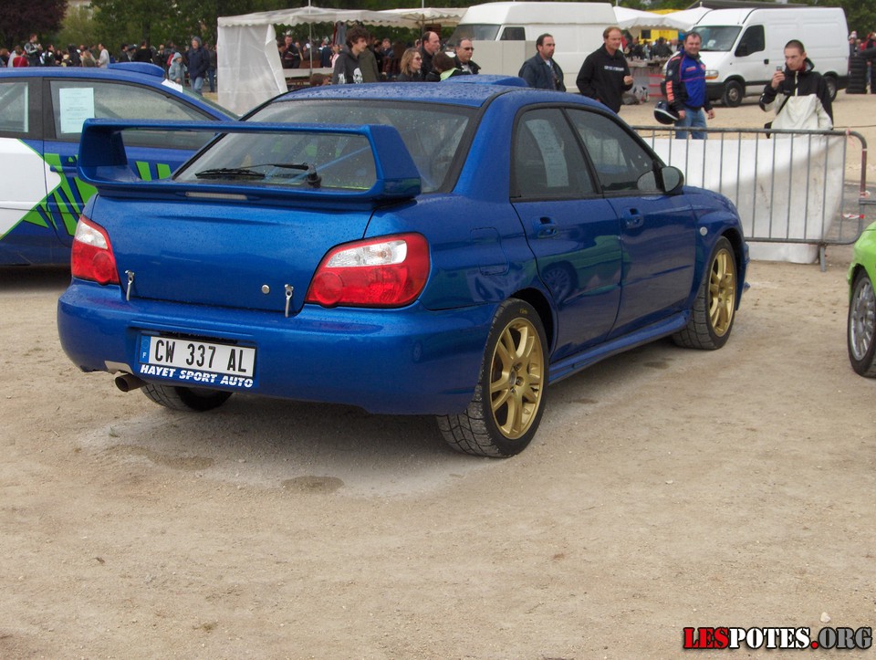 Photographie : Subarau STI (dos)
