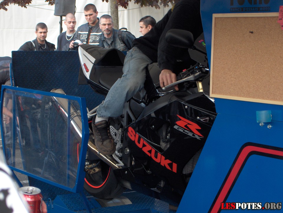 Photographie : Banc puissance 750 GSXR