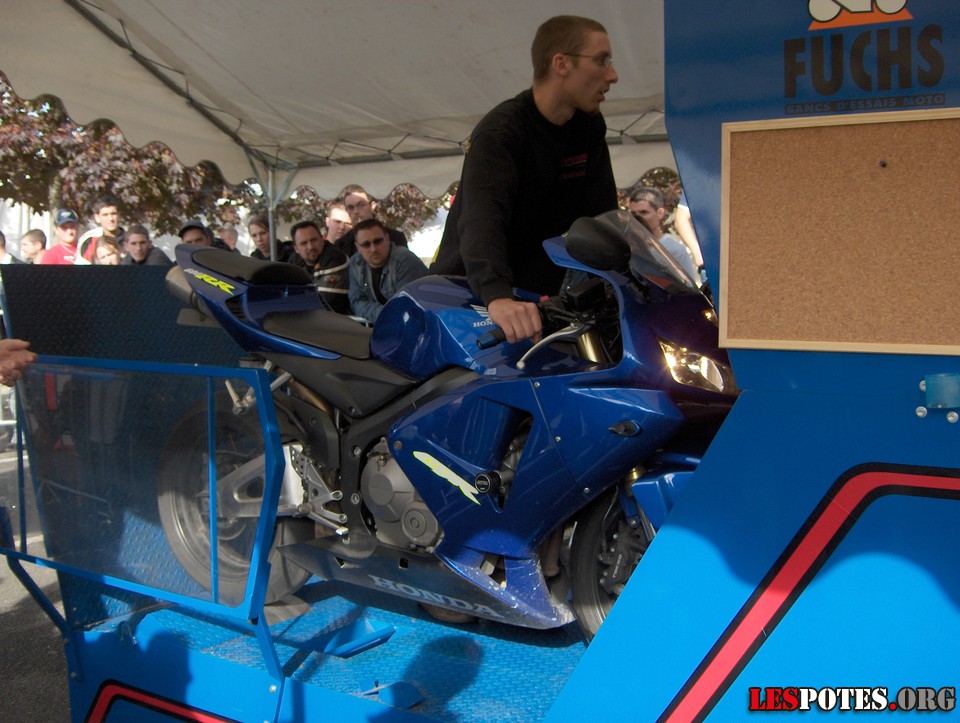 Photographie : Banc puissance 600 CBR
