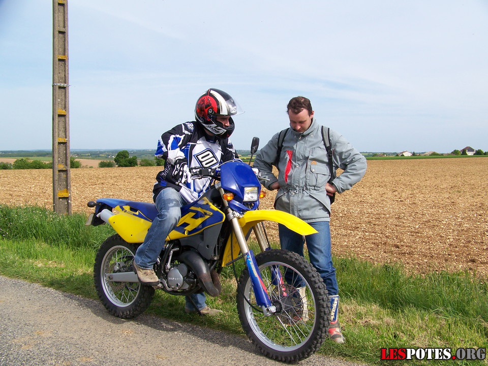 Photographie : Ludo et la 125 WRE
