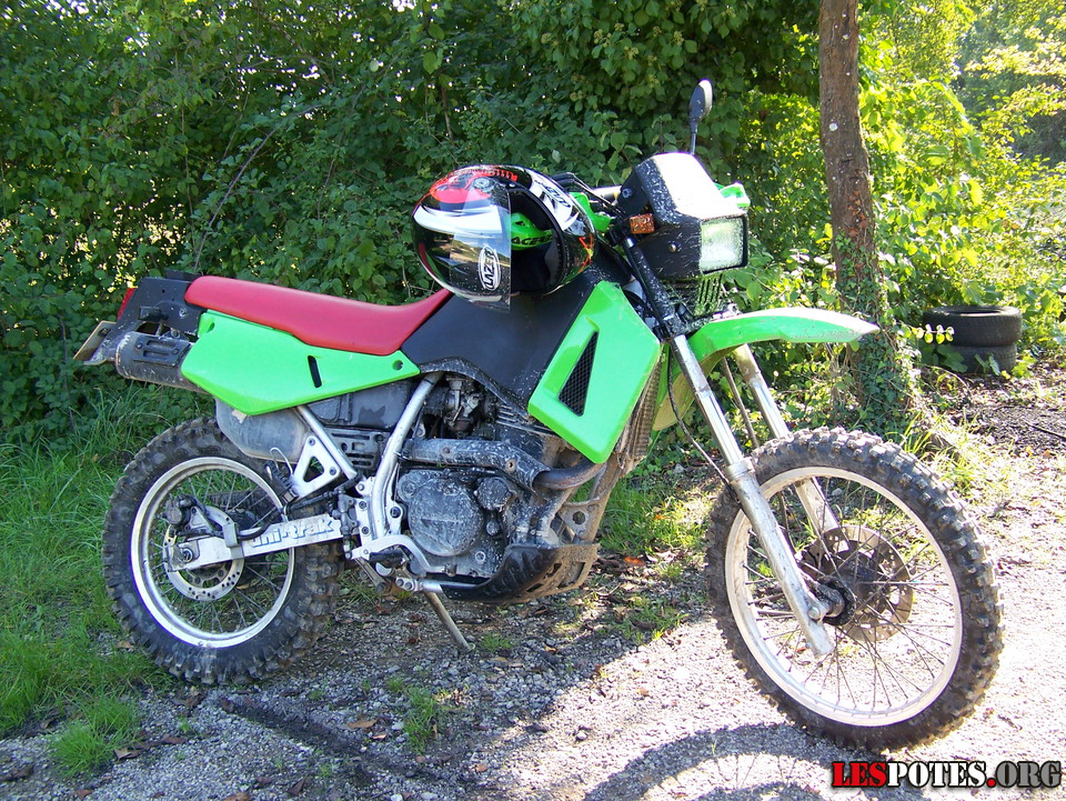 Photographie : 650 KLR et la boue