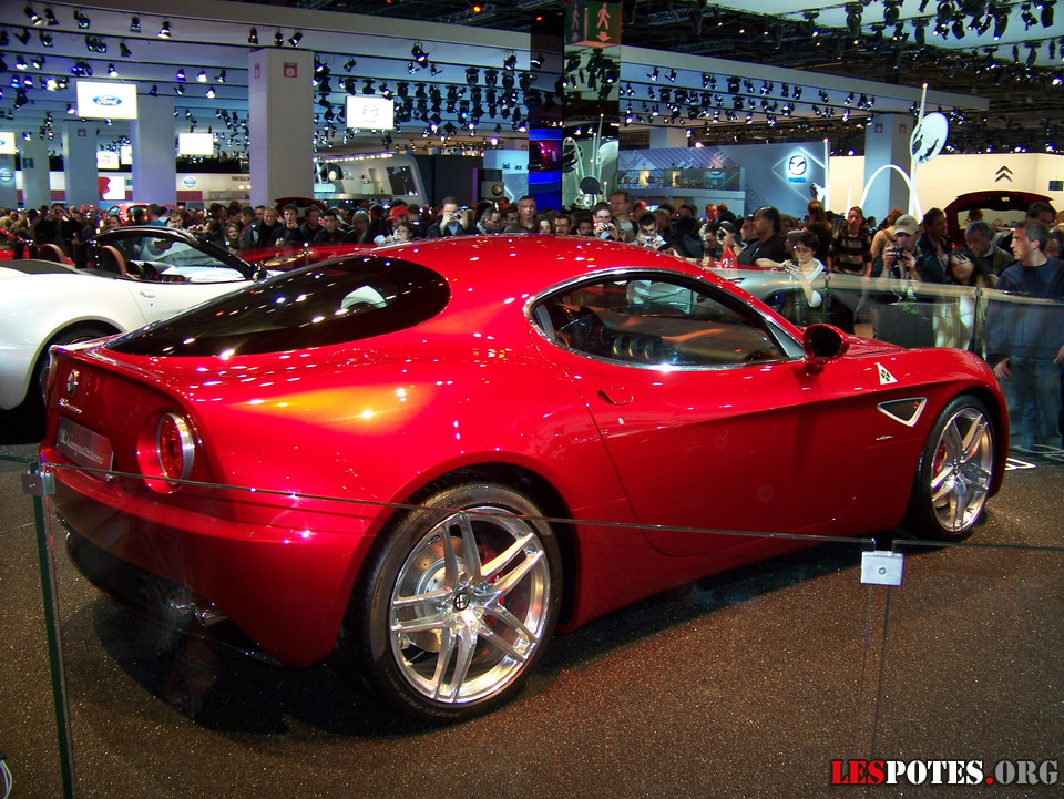 Photographie : Alfa Romeo 8C competizione arriere