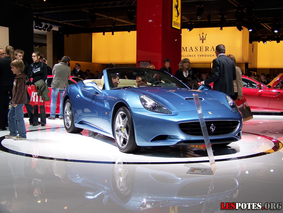 Photographie : Ferrari  California bleue