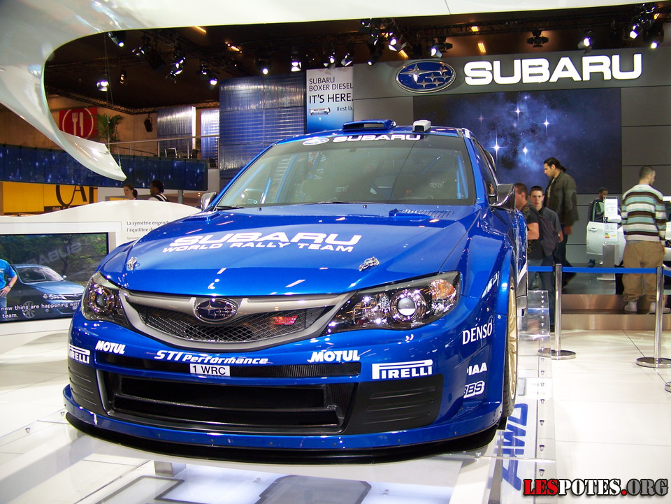 Photographie : Subaru STI rallye face
