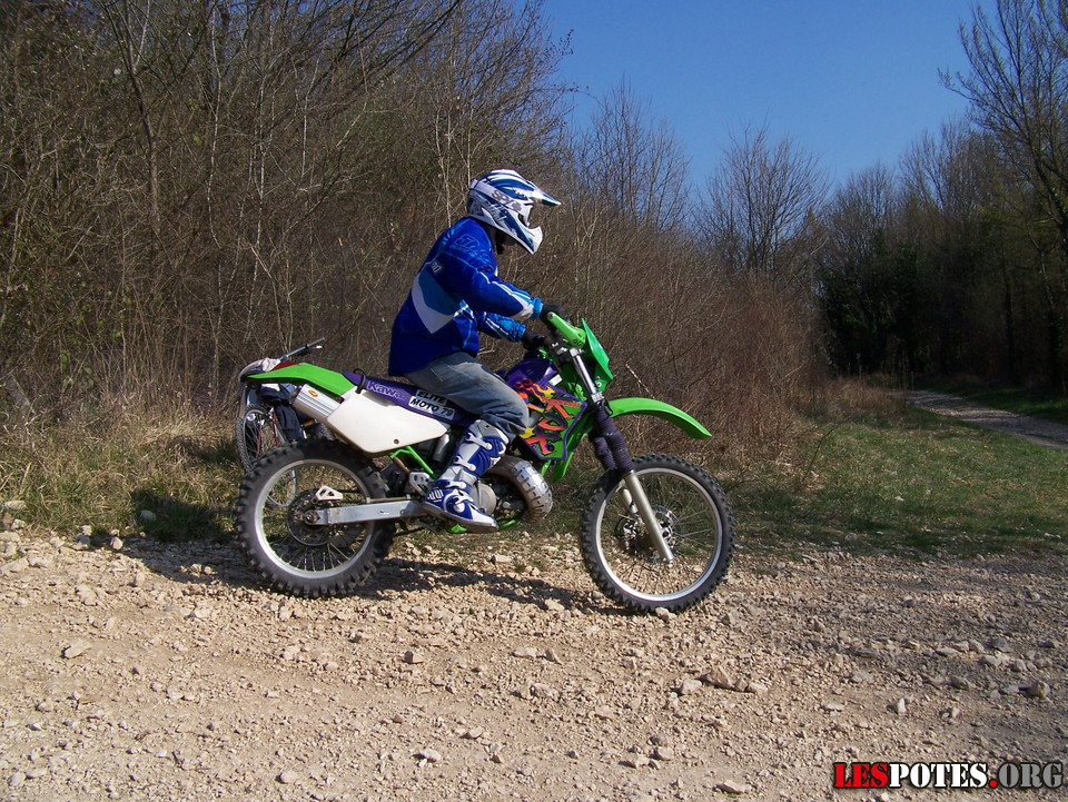 Photographie : Ludo en 200 KDX