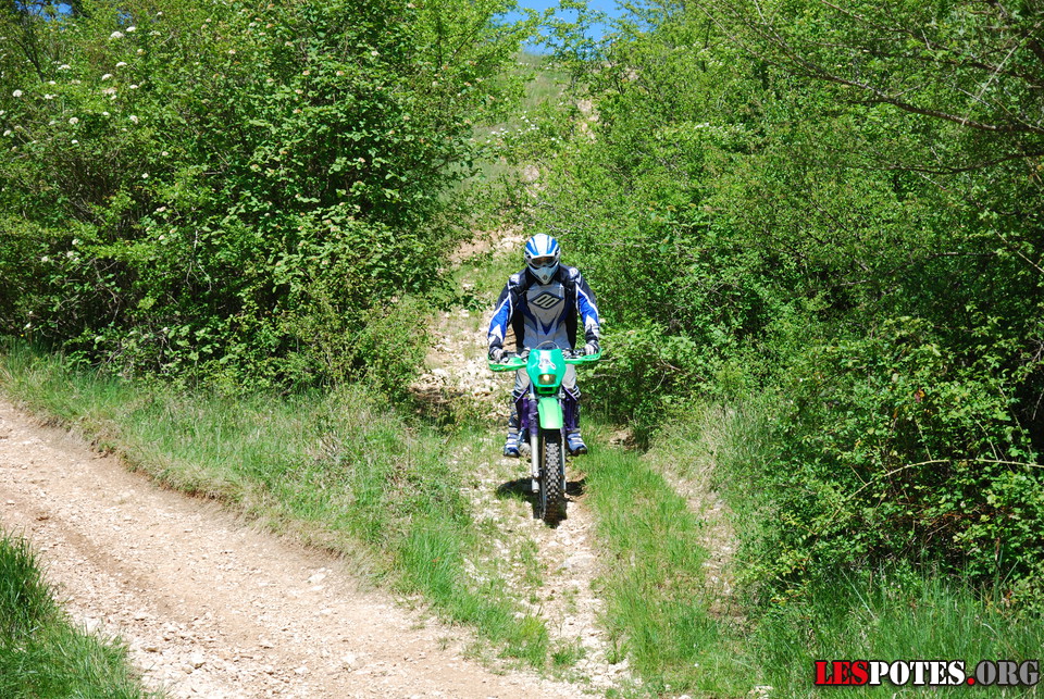 Photographie : Ludo en 200 KDX