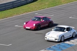 Ligne droite Porsches 964 Carrera RS