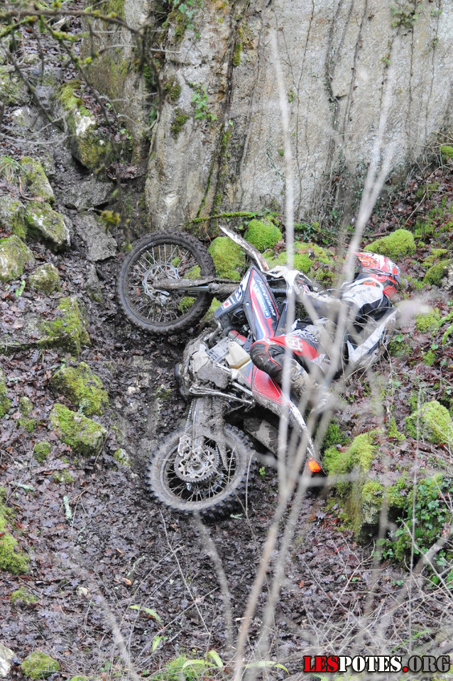 Photographie : chute dans les carri&egrave;res