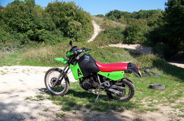 650 KLR au soleil