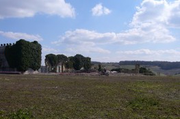 en haut de la colline