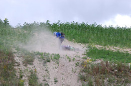 Chute avec la 200 KDX - Ludo