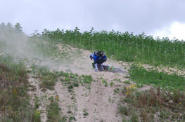 Chute avec la 200 KDX - Ludo