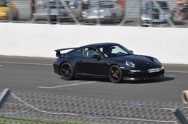 Ligne droite 911 GT3 noire