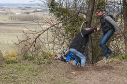 Ch&acirc;teau - spectateurs &agrave; la rescousse
