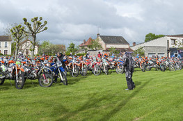 Parc moto - matin