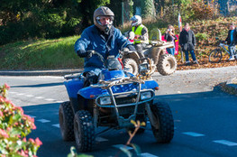 Saint-Jory - d&eacute;part quad