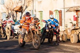 Ligueux - départ moto