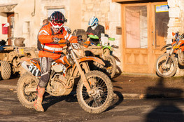 Ligueux - départ moto