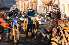 Ligueux - départ moto