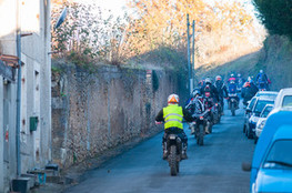 Ligueux - départ moto